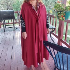 Cashmere and Wool Floor-length Cape